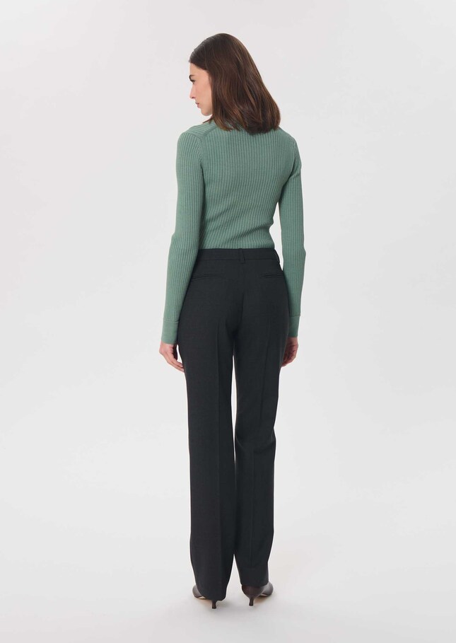 Pantalon Paolino gris droit Gris TARA JARMON