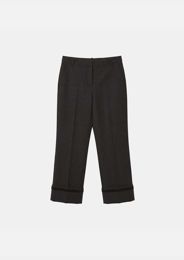Pantalon Pierre gris à coupe large Gris TARA JARMON