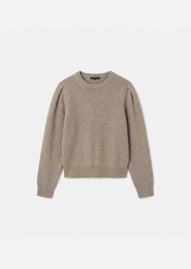 Pull Perry caramel col V Caramel TARA JARMON