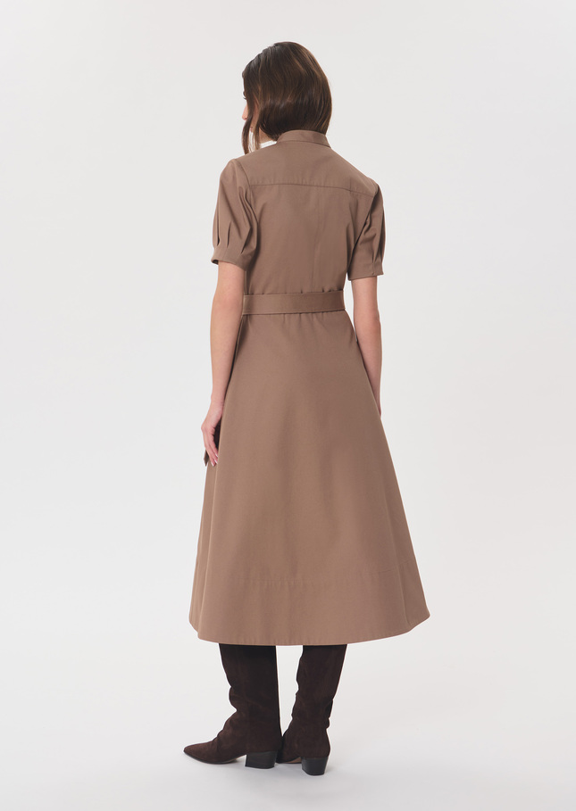 Robe Rick caramel ceinturée Caramel TARA JARMON