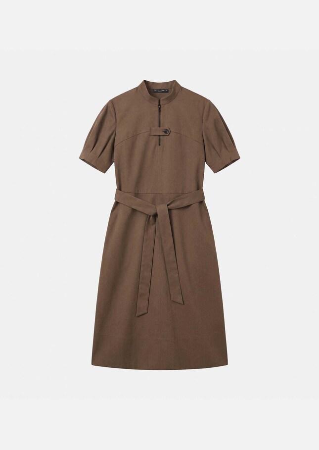 Robe Rick caramel ceinturée Caramel TARA JARMON