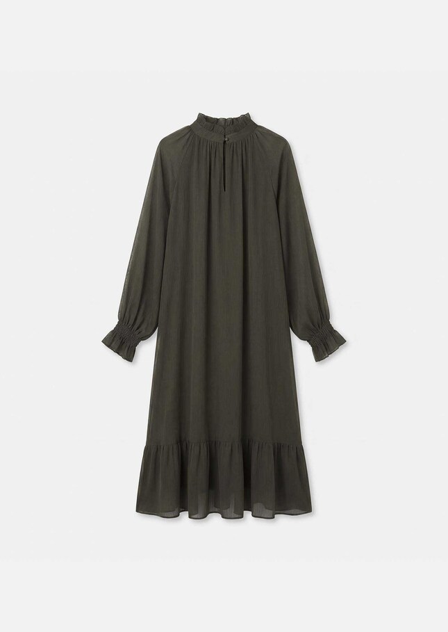 Robe Romana longue kaki fluide Kaki TARA JARMON
