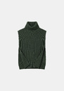 Plastron Angèle thym col roulé Gris chine, Mûre, Thym TARA JARMON