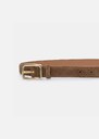 Ceinture Lucie caramel à boucle carrée Caramel, Kaki TARA JARMON