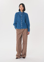 Chemise Chloé denim à col classique Jean TARA JARMON