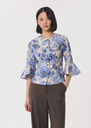 Chemise Calisto écru à l'imprimé fleuri Ecru TARA JARMON