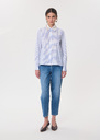 Chemise Carmen blanc à rayures Blanc TARA JARMON