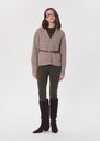 Gilet Gabino caramel col V Bleu, Caramel TARA JARMON