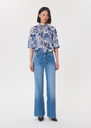 Jeans Jocelyn bleu denim coupe large Jean TARA JARMON