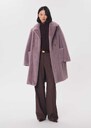 Manteau Maddison violet col rond Tonka, Violet TARA JARMON