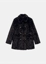 Manteau Mitchell noir croisé à boutons dorés Noir TARA JARMON