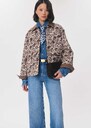 Manteau Marcus court écru à fleurs Ecru TARA JARMON