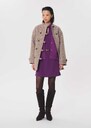 Manteau Maurice violet croisé Céladon, Violet TARA JARMON