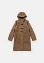 Manteau Marcella long caramel à brandebourgs Caramel TARA JARMON
