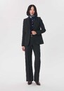 Pantalon Premier gris évasé Gris, Nuit, Tonka TARA JARMON