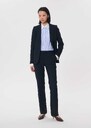 Pantalon Paolino bleu nuit droit Gris, Nuit, Tonka TARA JARMON