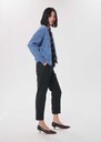 Pantalon Philippa gris à revers Gris, Jean, Nuit TARA JARMON