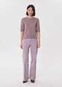 Pull Paoline violet à manches courtes Céladon, Jean, Noisette, Violet TARA JARMON