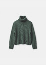 Pull Palina thym col roulé Gris chine, Mûre, Thym TARA JARMON
