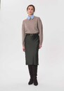 Pull Perry caramel col V Caramel TARA JARMON