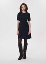 Robe Rohanne bleu nuit évasée Nuit TARA JARMON