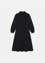 Robe Rubben noir à col montant Mûre, Noir TARA JARMON