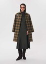 Robe Rimina longue kaki évasée Kaki, Pourpre TARA JARMON