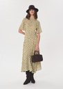 Robe Risha vanille fleuri col V Vanille TARA JARMON