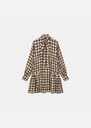 Robe Raffaelys écru à carreaux Ecru TARA JARMON