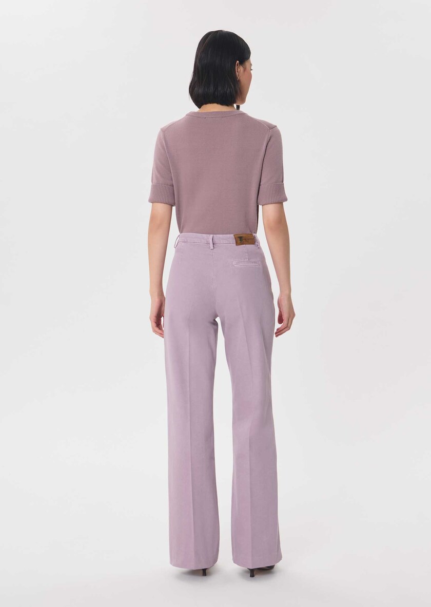 Jeans Jerome violet coupe évasée Violet TARA JARMON