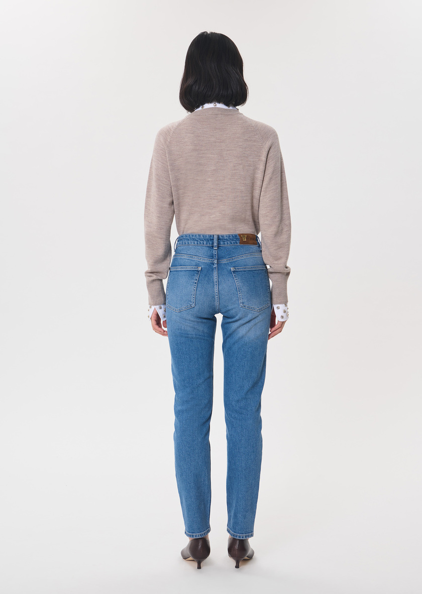 Jeans Jonas bleu denim coupe droite Jean TARA JARMON