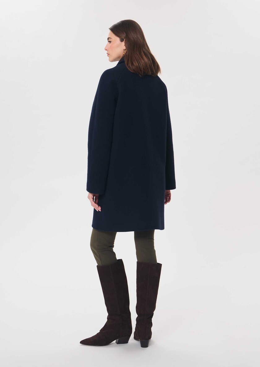 Manteau Maryline bleu nuit croisé Nuit TARA JARMON