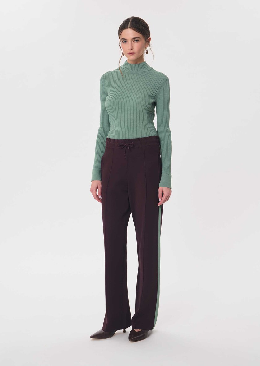 Pantalon Parker figue large à cordon Figue TARA JARMON
