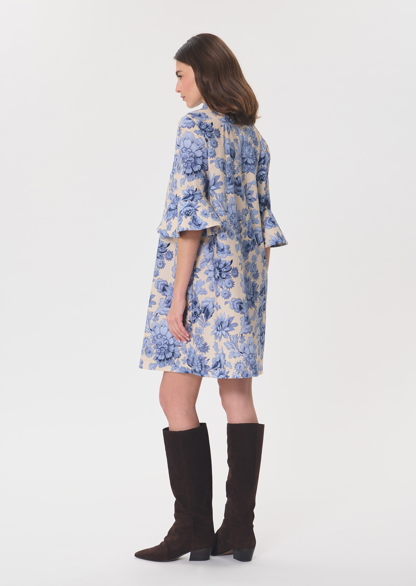 Robe Roselia écru fleuri boutonnée Ecru TARA JARMON