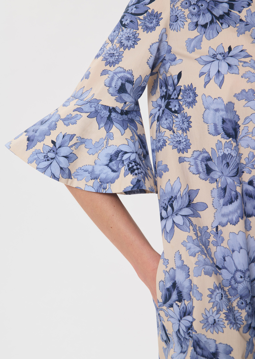 Robe Roselia écru fleuri boutonnée Ecru TARA JARMON