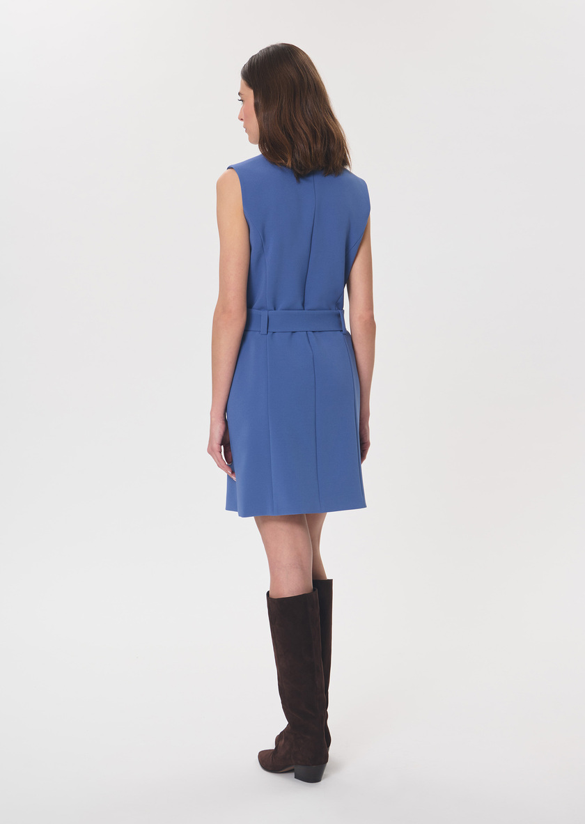 Robe Riou denim sans manches ceinturée Jean TARA JARMON