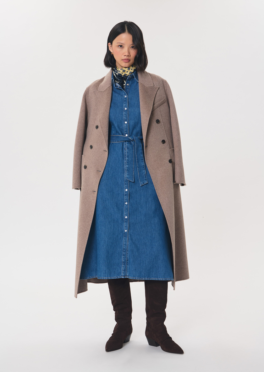 Robe Rodéo long denim boutonné Jean TARA JARMON