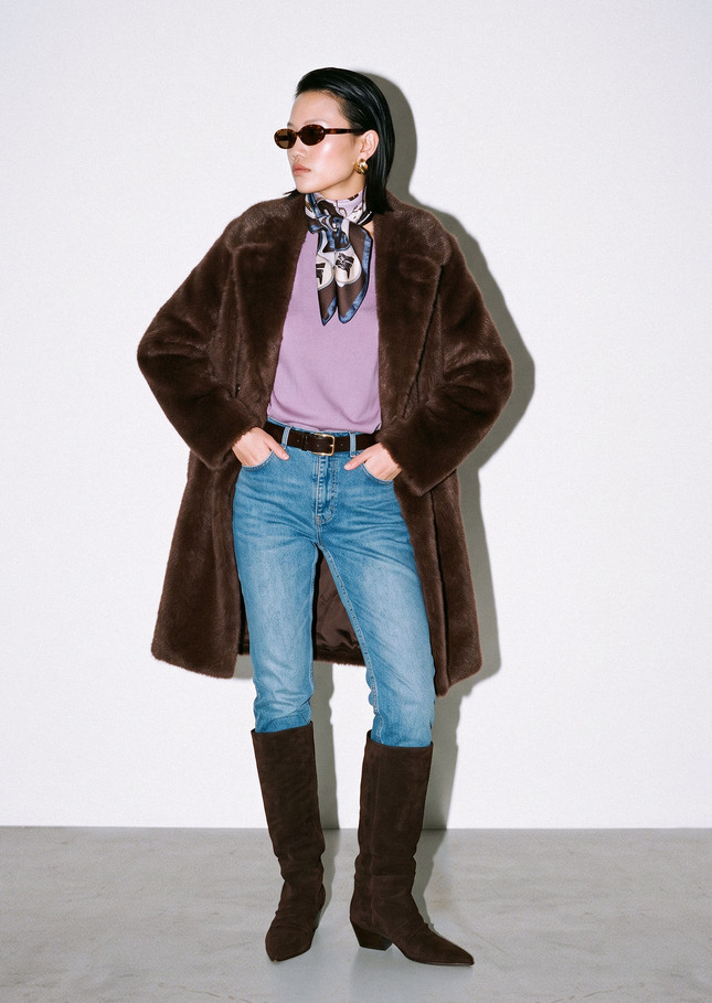 Manteau Maddison tonka col rond Tonka TARA JARMON