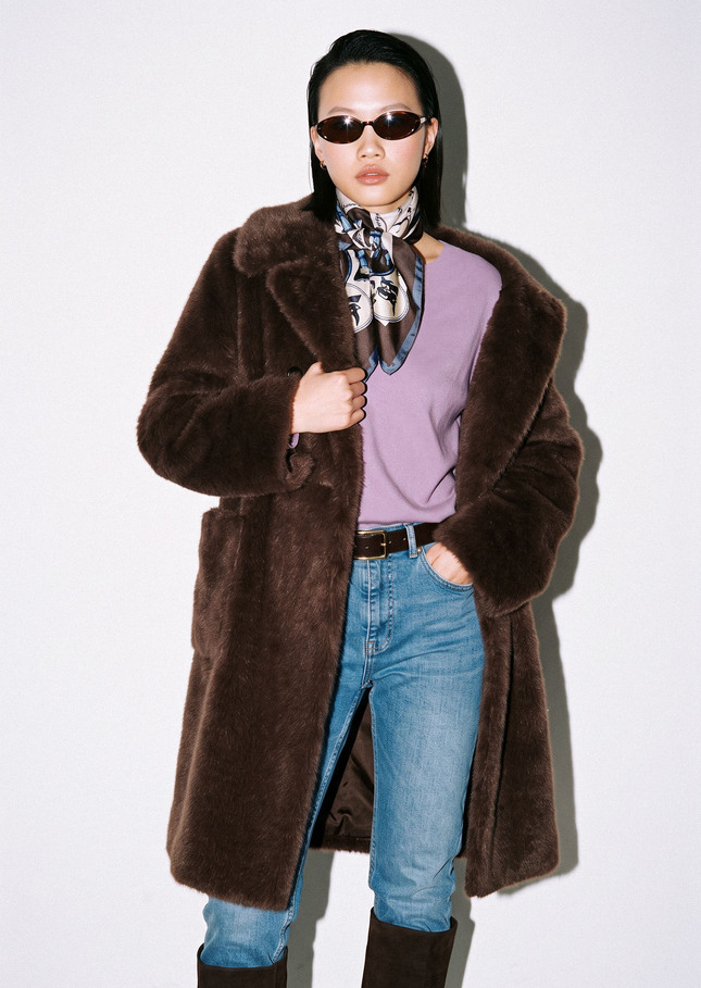 Manteau Maddison tonka col rond Tonka TARA JARMON