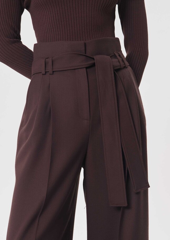 Pantalon Pia tonka à ceinture nouée Tonka TARA JARMON