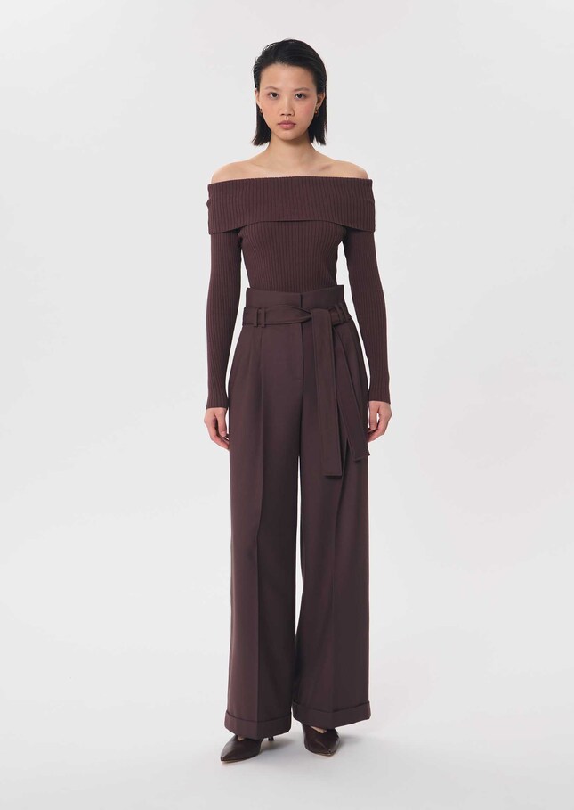 Pantalon Pia tonka à ceinture nouée Tonka TARA JARMON