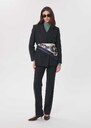 Veste Virginie gris ceinturé Gris, Tonka TARA JARMON