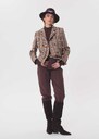Veste Vannie noisette à carreaux Noisette TARA JARMON