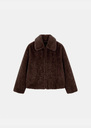 Blouson Beth court tonka à col arrondi Céladon, Nuit, Tonka TARA JARMON