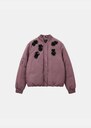 Blouson Bérénice pourpre à fleurs brodées Pourpre TARA JARMON