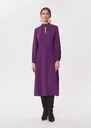 Robe Rubben mûre évasée à col V Mûre, Noir TARA JARMON