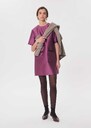 Robe Rema pourpre à poches plaquées Pourpre TARA JARMON