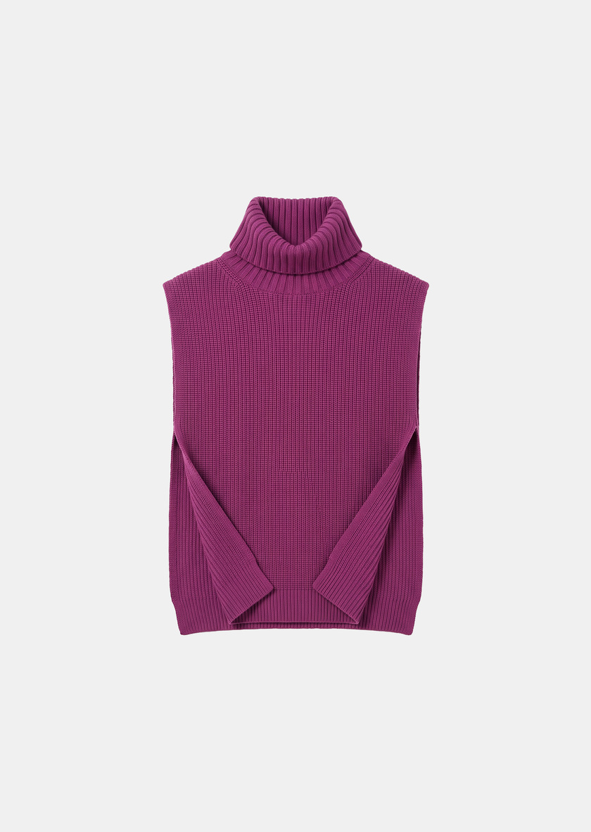 Plastron Angèle mûre à col roulé Mûre TARA JARMON