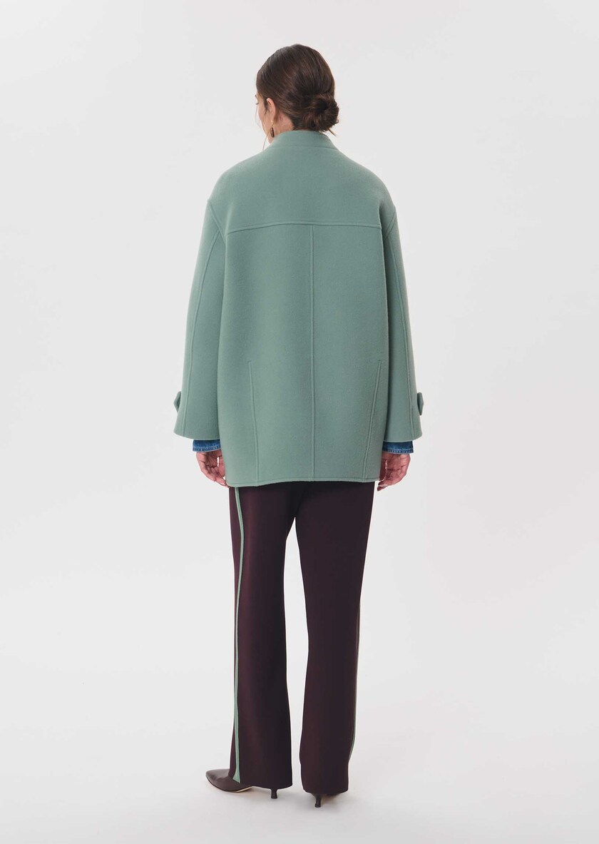 Manteau Maurice céladon croisé Céladon TARA JARMON